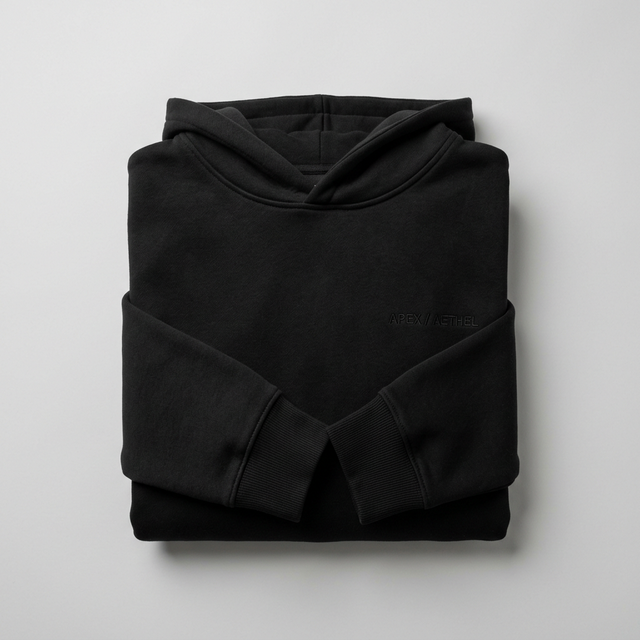 Sweat à Capuche Oversize Noir